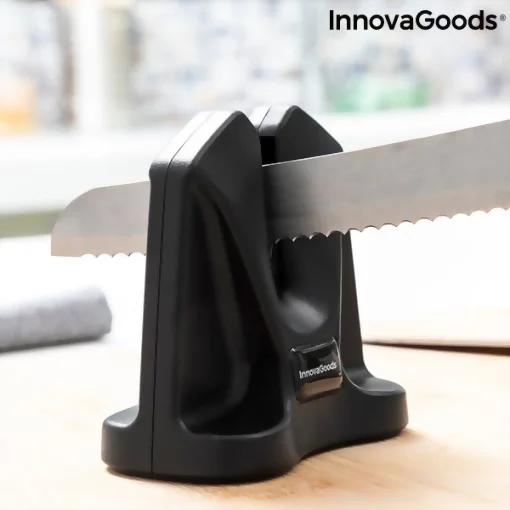 Navaris Afilador de cuchillos ovalado de 12 pulgadas (12.2 in) para afilar  cuchillos de cocina, ligero y duradero para uso doméstico o profesional